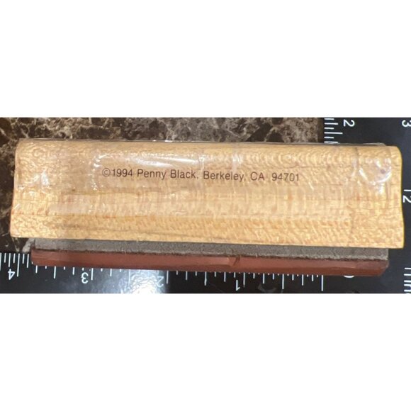 Penny Black 1994 Peace Quilter Rubber Stamp Wood-Mounted 191F - Picture 5 of 6